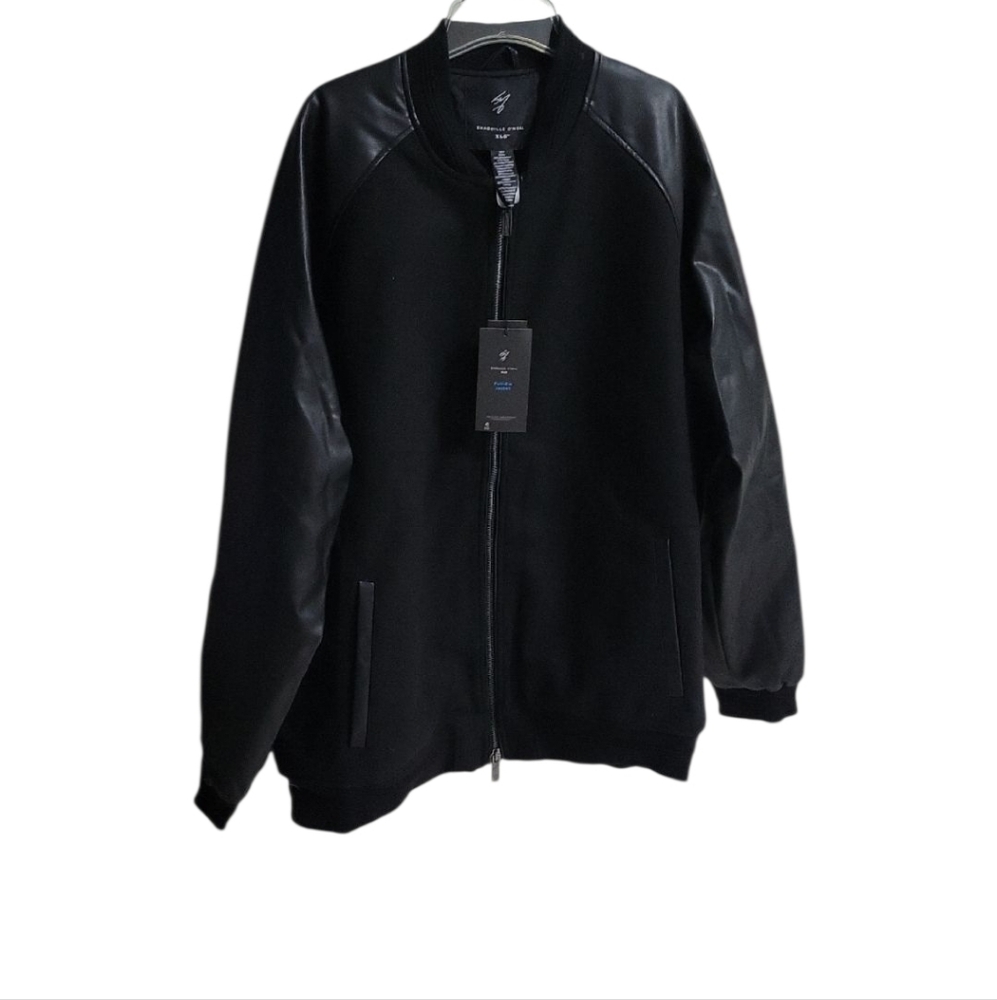 Shaquille O'neal XLG (Shaq) Men's Black Full Size Jacket 2XLT